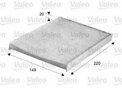 VALEO 716047 -  Фильтр воздуха в салоне