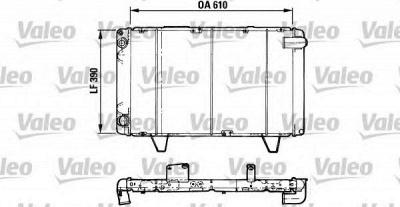 VALEO 730062 -  Радиатор, охлаждение двигателя