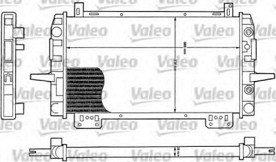 VALEO 730111 -  Радиатор, охлаждение двигателя