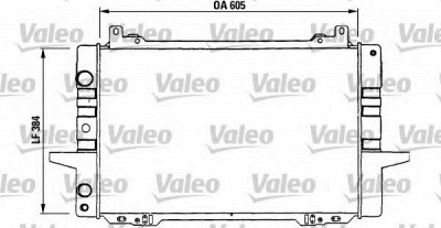 VALEO 730114 -  Радиатор, охлаждение двигателя