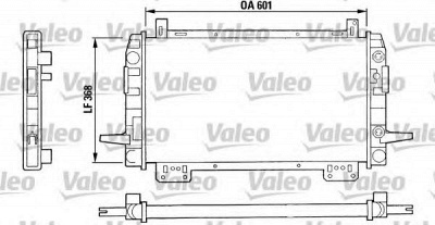 VALEO 730118 -  Радиатор, охлаждение двигателя