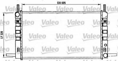 VALEO 730143 -  Радиатор, охлаждение двигателя
