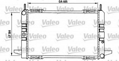 VALEO 730145 -  Радиатор, охлаждение двигателя