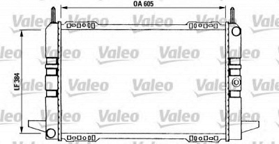 VALEO 730146 -  Радиатор, охлаждение двигателя