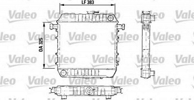 VALEO 730150 -  Радиатор, охлаждение двигателя