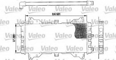 VALEO 730169 -  Радиатор, охлаждение двигателя