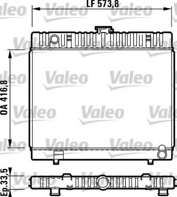 VALEO 730302 -  Радиатор, охлаждение двигателя