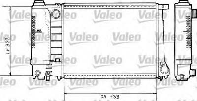 VALEO 730365 -  Радиатор, охлаждение двигателя