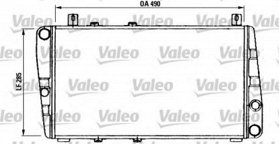 VALEO 730375 -  Радиатор, охлаждение двигателя