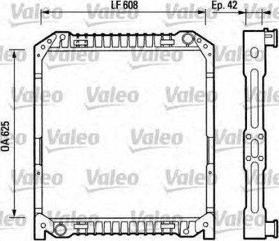 VALEO 730379 -  Радиатор, охлаждение двигателя