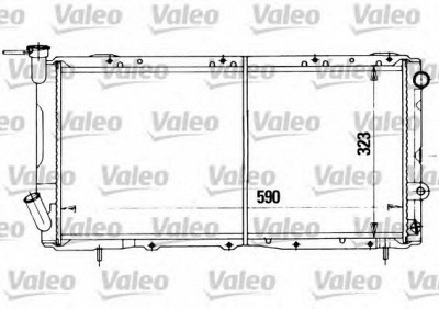 VALEO 730455 -  Радиатор, охлаждение двигателя