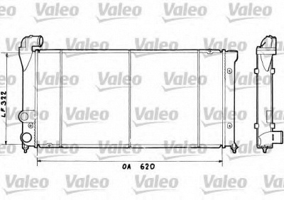VALEO 730509 - Радиатор, охлаждение двигателя