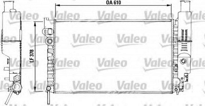 VALEO 730512 -  Радиатор, охлаждение двигателя