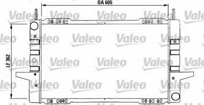 VALEO 730532 -  Радиатор, охлаждение двигателя