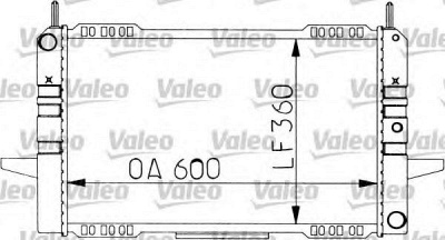 VALEO 730533 -  Радиатор, охлаждение двигателя
