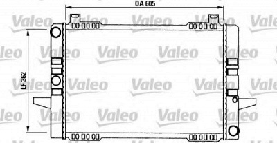 VALEO 730562 -  Радиатор, охлаждение двигателя