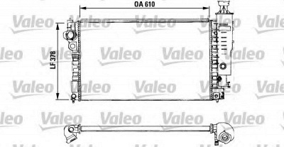 VALEO 730577 -  Радиатор, охлаждение двигателя