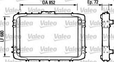 VALEO 730725 -  Радиатор, охлаждение двигателя