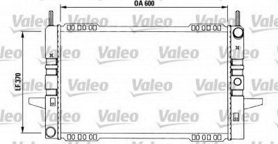 VALEO 730968 -  Радиатор, охлаждение двигателя