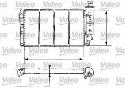 VALEO 730974 -  Радиатор, охлаждение двигателя