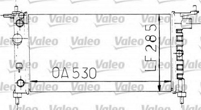 VALEO 731178 -  Радиатор, охлаждение двигателя
