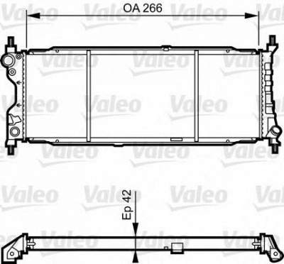 VALEO 731179 -  Радиатор, охлаждение двигателя