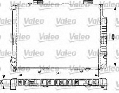 VALEO 731291 -  Радиатор, охлаждение двигателя