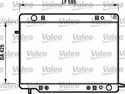 VALEO 731420 -  Радиатор, охлаждение двигателя