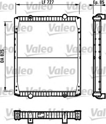 VALEO 731553 -  Радиатор, охлаждение двигателя