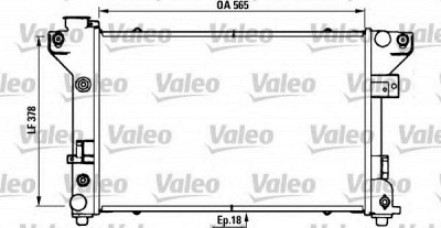 VALEO 731578 -  Радиатор, охлаждение двигателя