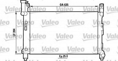VALEO 731720 -  Радиатор, охлаждение двигателя