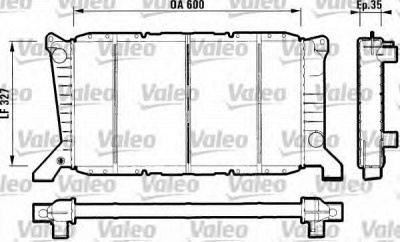VALEO 731779 -  Радиатор, охлаждение двигателя