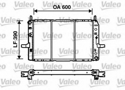 VALEO 731786 -  Радиатор, охлаждение двигателя