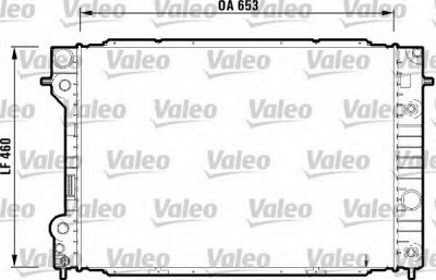 VALEO 731843 -  Радиатор, охлаждение двигателя