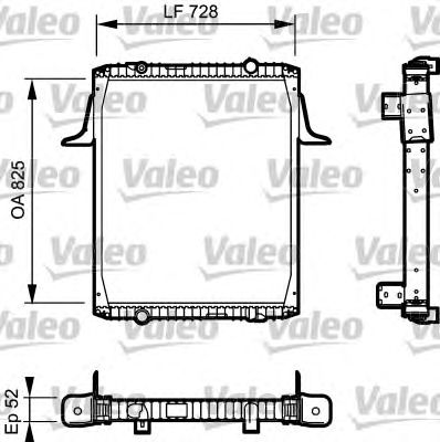 VALEO 732329 -  Радиатор, охлаждение двигателя