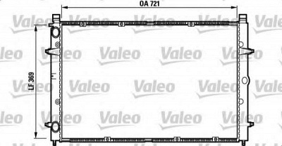 VALEO 732397 -  Радиатор, охлаждение двигателя