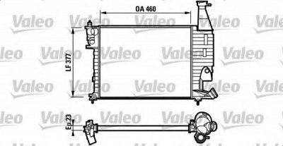 VALEO 732564 -  Радиатор, охлаждение двигателя