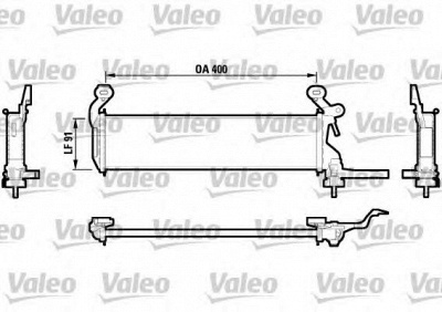 VALEO 732604 -  Радиатор, охлаждение двигателя