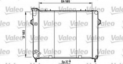 VALEO 732713 -  Радиатор, охлаждение двигателя