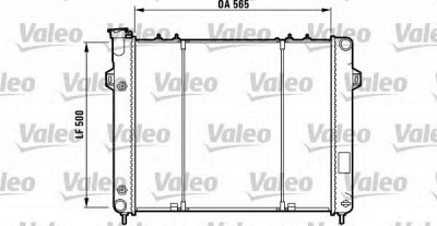 VALEO 732782 -  Радиатор, охлаждение двигателя