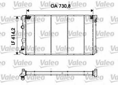 VALEO 732920 -  Радиатор, охлаждение двигателя