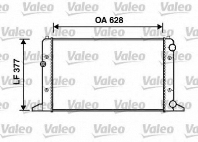 VALEO 732949 - Радиатор, охлаждение двигателя
