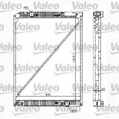 VALEO 732980 -  Радиатор, охлаждение двигателя