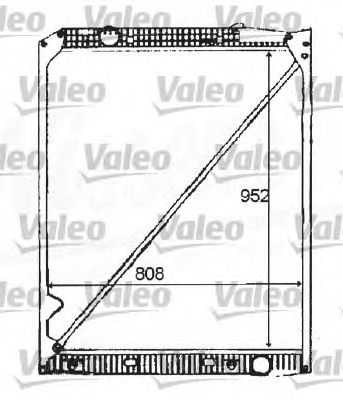 VALEO 732982 -  Радиатор, охлаждение двигателя