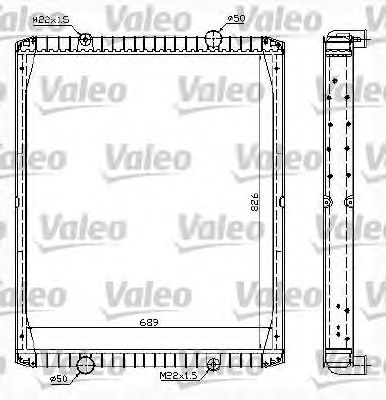 VALEO 732998 -  Радиатор, охлаждение двигателя