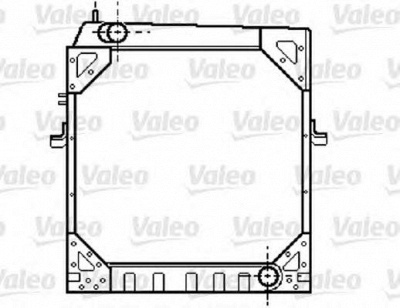 VALEO 733406 -  Радиатор, охлаждение двигателя