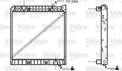 VALEO 733417 -  Радиатор, охлаждение двигателя