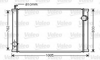 VALEO 733440 -  Радиатор, охлаждение двигателя