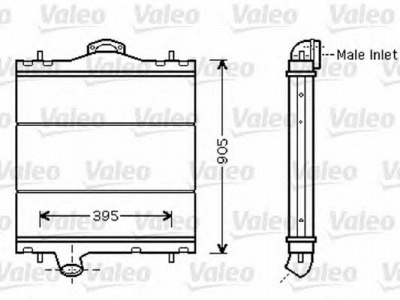 VALEO 733448 -  Радиатор, охлаждение двигателя