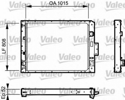 VALEO 733479 -  Радиатор, охлаждение двигателя